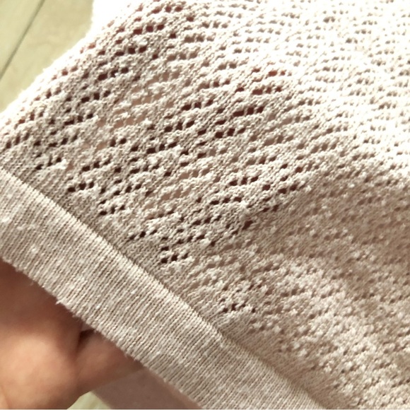 Cocogio Made in Italy Lace Summer Top in Soft Pink - Picture 5 of 9